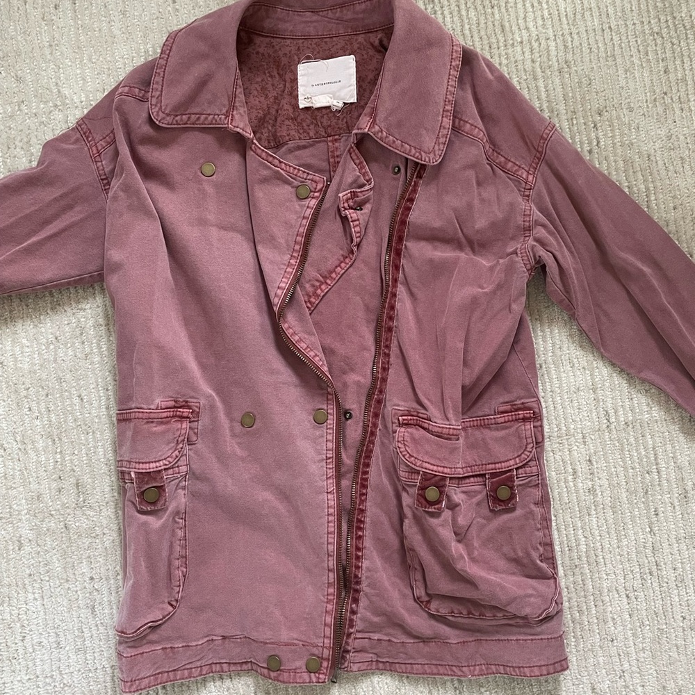 Anthropologie Pink Jacket